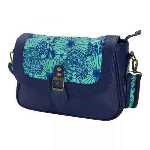 Sac besace Bouquet-bleu - Bibop et Lula