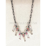 Collier Baigneuses rouges - Bibop et Lula