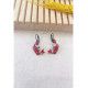 Boucles d'oreilles Crabe rouge - Bibop et Lula