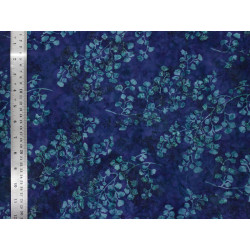 Coton Batik Feuillage nuit - Bibop et Lula