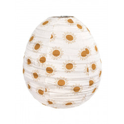 Lampion tissu boule japonaise oeuf Bally - Bibop et Lula