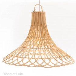 Suspension rotin Uma, 52 cm de diamètre - Bibop et Lula