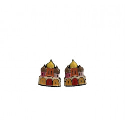 Boucles d'oreilles Chateau Orange - Bibop et Lula