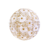 Lampion tissu boule japonaise rond Bouquet Gold - Bibop et Lula