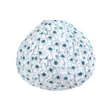 Lampion tissu boule japonaise goutte Blue Poppy - Bibop et Lula