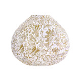 Lampion tissu boule japonaise goutte Papillons Doré - Bibop et Lula