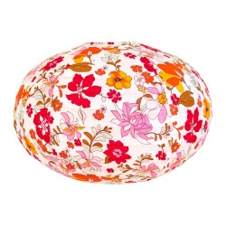 Lampion tissu boule japonaise ovale Brasilia - Bibop et Lula