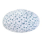 Lampion tissu boule japonaise ovale Blue Poppy - Bibop et Lula