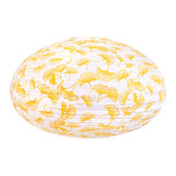 Lampion tissu boule japonaise ovale Gingko Yellow - Bibop et Lula