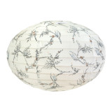 Lampion tissu boule japonaise ovale Lima - Bibop et Lula