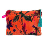 Grande pochette plate velours Brenna - Bibop et Lula