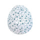 Lampion tissu boule japonaise oeuf Blue Poppy - Bibop et Lula