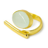 Bague laiton Onyx - Bibop et Lula