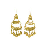 Boucles d'oreilles pendantes laiton Gouttes - Bibop et Lula