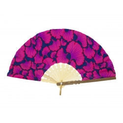 Eventail Gingko Fuchsia - Bibop et Lula