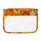 Petite trousse de toilette tranparente Orange Blossom - Bibop et Lula