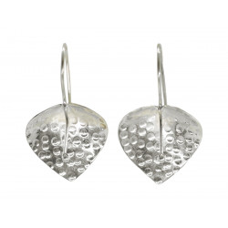 Boucles d'oreilles argent Feuilles - Bibop et Lula