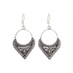 Boucles d'oreilles argent Ethnique - Bibop et Lula