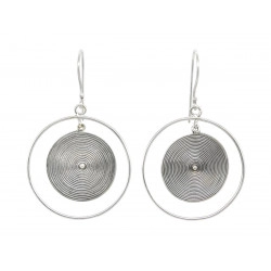 Boucles d'oreilles argent Cercles - Bibop et Lula