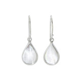 Boucles d'oreilles argent Goutte Nacre - Bibop et Lula