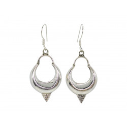 Boucles d'oreilles argent Khmer - Bibop et Lula