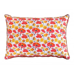 Grand Coussin rectangle Pavots - Bibop et Lula