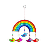 Suncatcher arc-en-ciel et oiseaux - Bibop et Lula