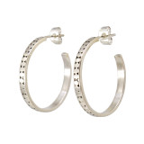 Boucles d'oreilles clous argent Créoles - Bibop et Lula