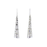 Boucles d'oreilles pendantes argent Parchemin - Bibop et Lula