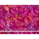 Tissu Coton Batik Fuchsia Floral - Bibop et Lula