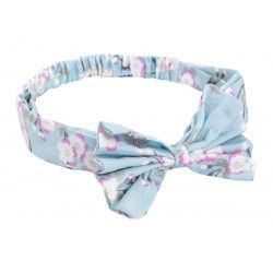 Bandeau noeud papillon Sayuri Bleu Ciel - Bibop et Lula