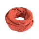 Grand snood laine Rouge Terre Cuite - Bibop et Lula