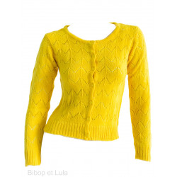 Gilet coton Jaune - Bibop et Lula