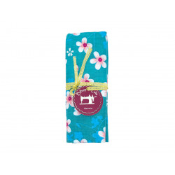 Coupon tissu Akiko Blue - Bibop et Lula