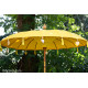 Parasol balinais jaune coton diamètre 190cm. Livraison offerte - Bibop et Lula