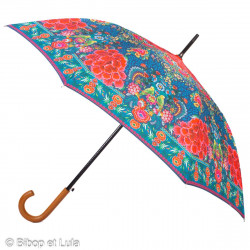 Parapluie Perruches Bleu - Bibop et Lula