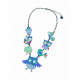 Collier Hiboux Bleu - Bibop et Lula