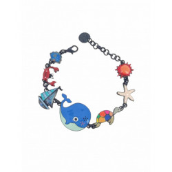 Bracelet Baleine bleue - Bibop et Lula