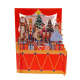 3D Pop Up Carte postale "Carrousel de Noël" - Bibop et Lula