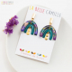 MADDIE boucles d'oreilles "Fleur violet" - Bibop et Lula