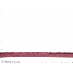 Galon passepoil lurex bordeaux brillant - Bibop et Lula