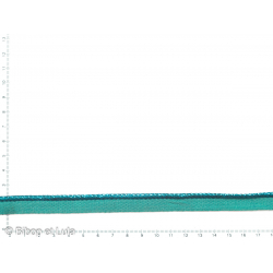 Galon passepoil lurex bleu canardbrillant - Bibop et Lula