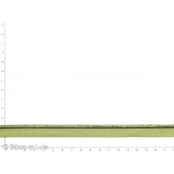 Galon passepoil lurexvert olive brillant - Bibop et Lula