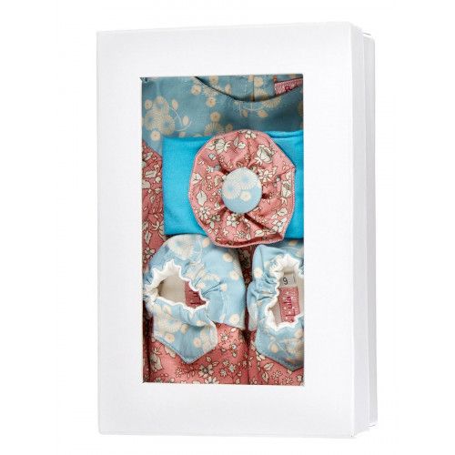 Coffret de naissance fille 0-6 mois rose et bleu - Bibop et Lula