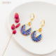 LOU boucles d'oreilles "Leaf-roi" - Bibop et Lula