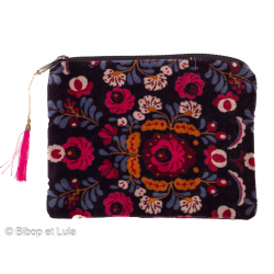 Pochette velours Chandra - Bibop et Lula