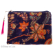 Pochette velours Calie marine - Bibop et Lula