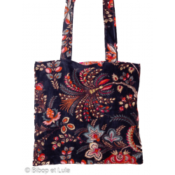 Sac cabas velours Srishti - Bibop et Lula