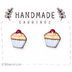 Puces d'oreilles Cupcakes - Bibop et Lula