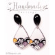 Boucles d'oreilles clous pendantes , Helsinki - Bibop et Lula